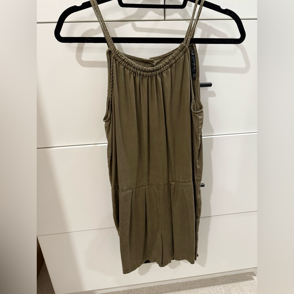 Zara Basic Khaki Dress